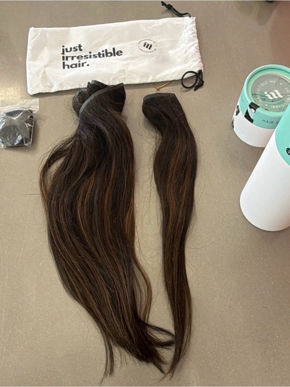 Irresistible Me Dark Brown Clip-In Hair Extensions - Natural Dark Brown